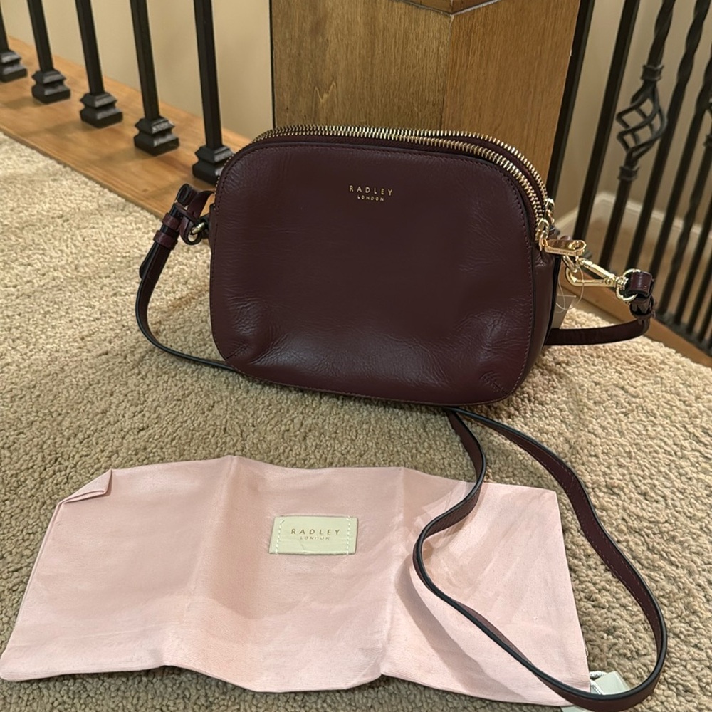 NWT Radley London Dukes Place Dark Red purse